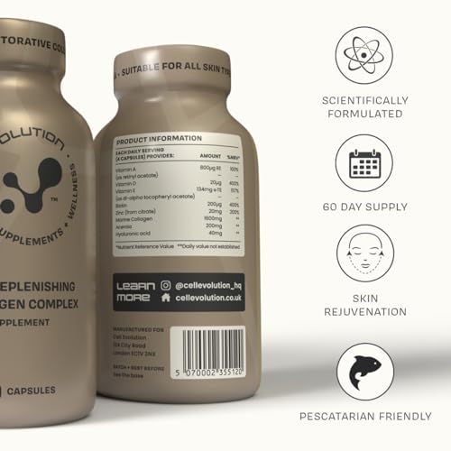 Cell Evolution Restore, Restorative Pure Marine Collagen 1600mg Capsules, Marine Collagen CELL EVOLUTIONBuy Supplements Australia