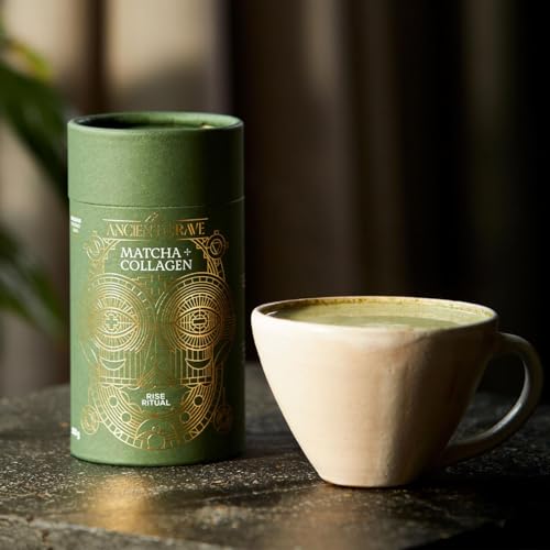 Ancient + Brave Matcha + Collagen 150g Tub - Lion's Mane Mushroom Powder Supplement Ancient + BraveBuy Supplements Australia