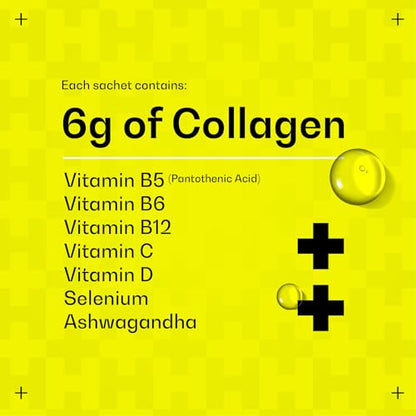 Hydrolysed Marine Liquid Collagen - 6000mg Type 1 Collagen Peptides enriched with 7 Vitamins HimmenseBuy Supplements Australia
