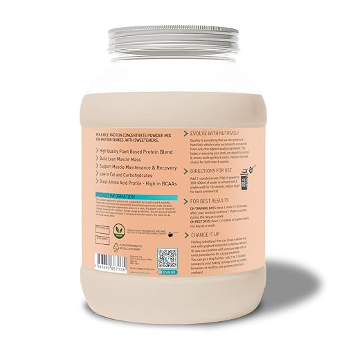 NutriVolv Vegan Plant Based Protein Powder | Milk Chocolate Flavour 900g | Pea & Rice Protein Blend NutriVolvBuy Supplements Australia