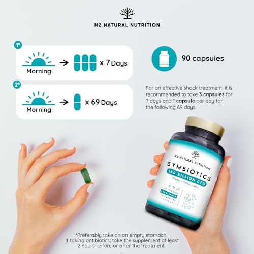 Probiotics 150 Billion CFU - 20 Strains with Prebiotics & Zinc. Highest Concentration N2 Natural NutritionBuy Supplements Australia