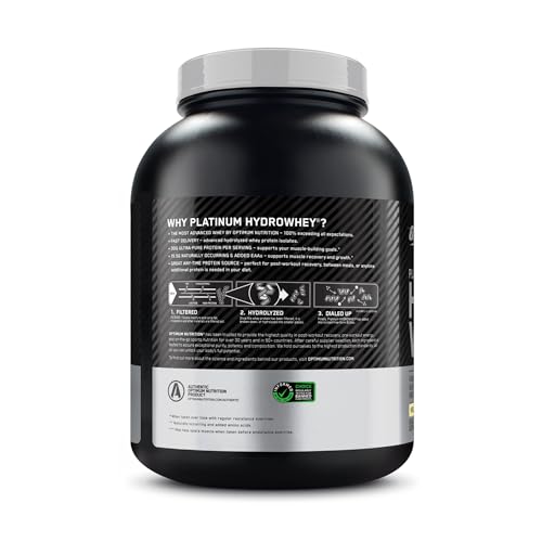 Optimum Nutrition Platinum Hydrowhey Protein Powder, 100% Hydrolyzed Whey Isolate Optimum NutritionBuy Supplements Australia
