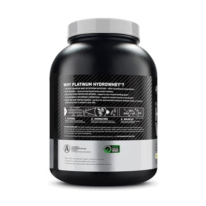 Optimum Nutrition Platinum Hydrowhey Protein Powder, 100% Hydrolyzed Whey Isolate Optimum NutritionBuy Supplements Australia