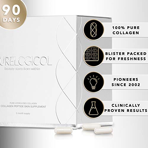 Collagen Supplement, Best Hydrolysed Collagen Peptides, 3 Months Supply for Younger Looking Skin PurelogicolBuy Supplements Australia
