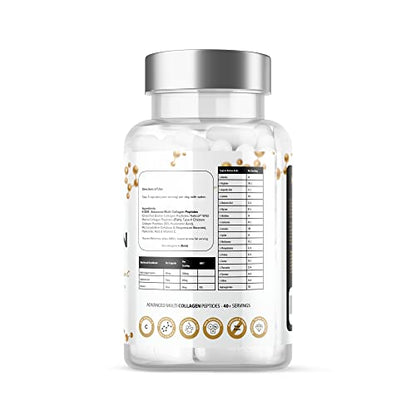 Pure Collagen Supplements Capsules Grass Fed Advanced Multi Collagen Peptides K GEN rejuvenation nutritionBuy Supplements Australia