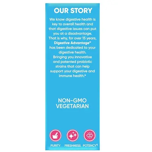 Digestive Enzyme and Probiotic Capsule- Digestive Advantage 32 Capsules, Survives 100x Better than regular 50 billion CFU, Breaks down food, helps prevent gas Digestive AdvantageBuy Supplements Australia