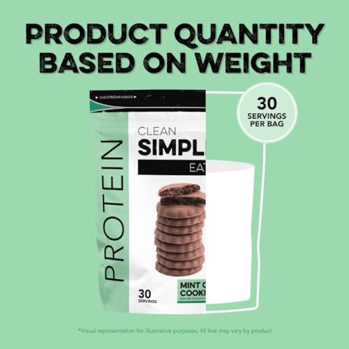 Clean Simple Eats Mint Chocolate Cookie Whey Protein Powder, Natural Sweetened Clean Simple EatsBuy Supplements Australia