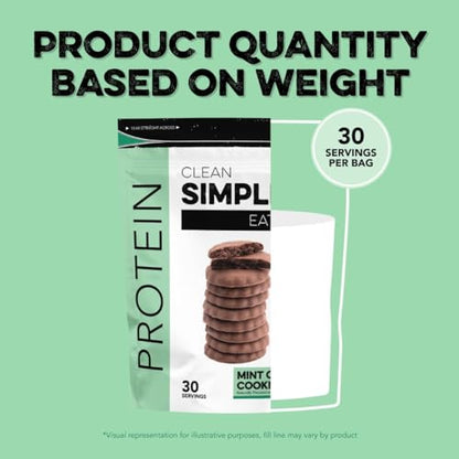 Clean Simple Eats Mint Chocolate Cookie Whey Protein Powder, Natural Sweetened Clean Simple EatsBuy Supplements Australia