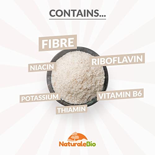 Organic Psyllium Husk - 99% Purity - 200g. Pure & Natural Psyllium Seed Husks NaturaleBioBuy Supplements Australia