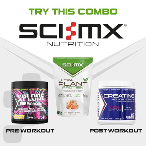 SCI-MX Ultra Plant - Salted Caramel Peanut Flavour Vegan Protein Powder Blend + Vitamin B Complex SCI-MXBuy Supplements Australia