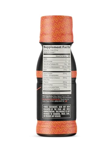 ONNIT Alpha Brain Focus Shot, Peach Flavor, Nootropic Dietary Supplement Drink That Supports Energy, Focus, and Mood, IGEN™ Non-GMO Tested, 2.5 fl oz, 6 Count ONNITBuy Supplements Australia