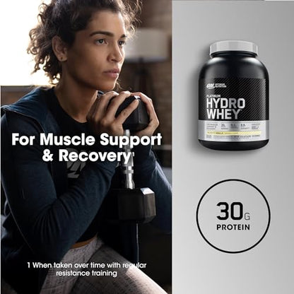 Optimum Nutrition Platinum Hydrowhey Protein Powder, 100% Hydrolyzed Whey Isolate Optimum NutritionBuy Supplements Australia