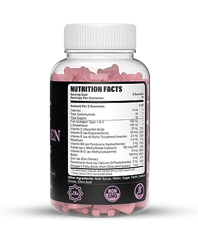Halal Collagen & Multivitamin Gummies | Type 1 & 3 | 550mg Marine Collagen | 1 Month Supply Jumaa NutritionBuy Supplements Australia