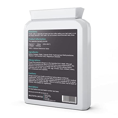 Marine Collagen Capsules - 1200mg Daily Serving MultivitaBuy Supplements Australia