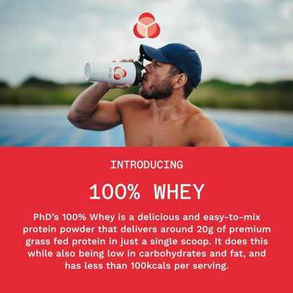 PhD Nutrition 100 Percent Whey, Grass Fed Whey, Lean Muscle Protein Powder PhDBuy Supplements Australia