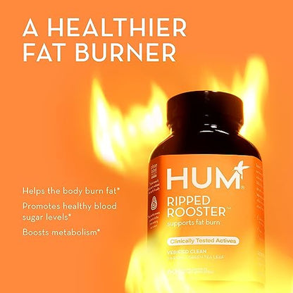 HUM Ripped Rooster - Natural Green Tea Supplement to Boost Metabolism, Control Cravings HUMBuy Supplements Australia