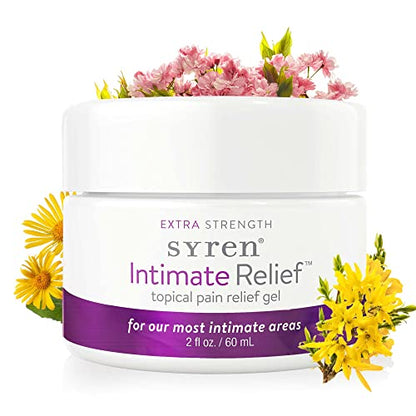 Syren Intimate Relief - Intimate Pain Relieving Gel - Relieves Vulva Pain, Throbbing, Spasms, Vaginal Dryness