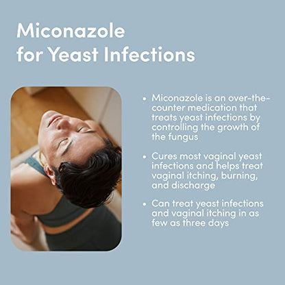 Hers Miconazole 3 Day Yeast Infection Treatment - Treats Vaginal Itching, Burning, Discharge HIMS & HERSBuy Supplements Australia