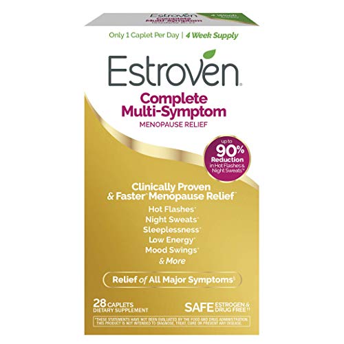 Estroven Complete Multi-Symptom Menopause Supplement for Women, 28 Ct
