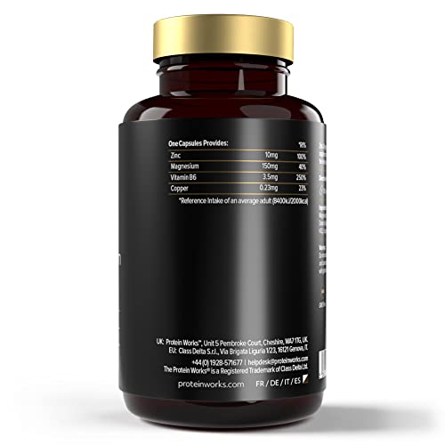 Protein Works - Zinc & Magnesium Supplement Tablets |Added Vitamin B6 | Combats Tiredness & Fatigue Protein WorksBuy Supplements Australia