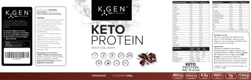 K-GEN™ Keto Collagen Protein Powder Natural Multi Collagen Chocolate Blend, Coconut MCT Vitamin C+B6 K GEN ketogenic enhancementBuy Supplements Australia