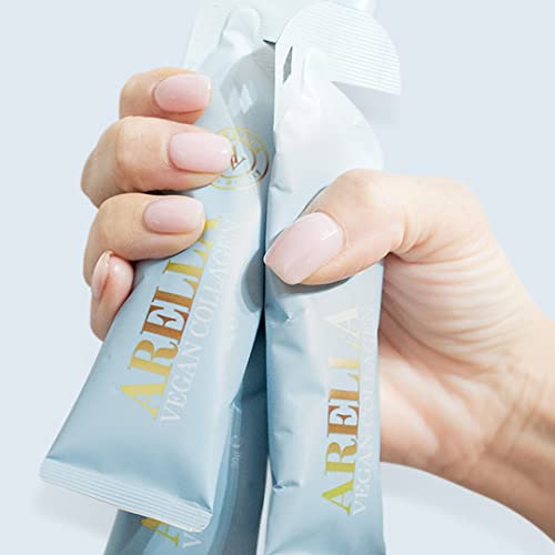 Arella Beauty Vegan Liquid Collagen Supplement - Japanese Plum Flavour - 14 x 30 ml Arella BeautyBuy Supplements Australia