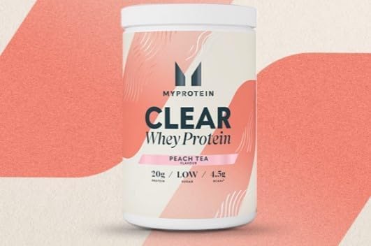 Myprotein Clear Whey Isolate Protein Powder - Peach Tea - 488g - 20 Servings MyproteinBuy Supplements Australia