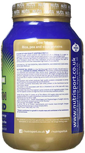 Nutrisport Aspartame Free 90 Plus Vegan Strawberry Protein Powder, 908 g NutrisportBuy Supplements Australia