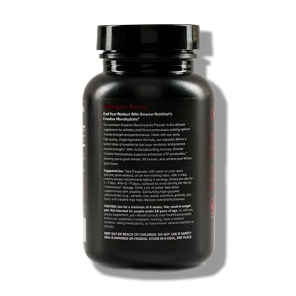 SMARTERNUTRITION Creatine Monohydrate Pills with 2500mg (2.5g) Per Serving, Vegan Capsules - Pre & Post Workout Recovery Support, Promotes Muscle Mass &. Endurance - 60 Count[30-Day Supply] SMARTERNUTRITIONBuy Supplements Australia