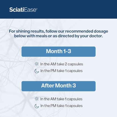 SciatiEase Sciatic Nerve Health Support - Sciatic Nerve Supplement with Pea, Vitamin B SciatiEaseBuy Supplements Australia