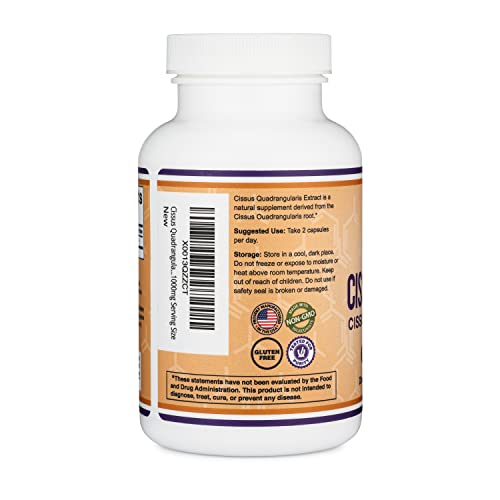 Cissus Quadrangularis Super Extract, 150 Capsules, Manufactured in The USA, Dietary Double Wood SupplementsBuy Supplements Australia