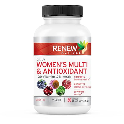 Renew Actives Women's Multi-Vitamin & Antioxidant: Daily Health Supplement for Woman Renew ActivesBuy Supplements Australia