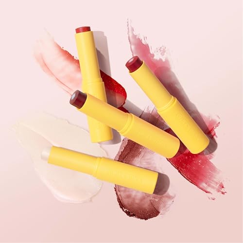 Burt’s Bees Tinted Boosted Balm, Misty Mauve, Hydrating Tinted Lip Balm with Vitamin C, E, and F Core, 24 Hour Lip Moisturizer