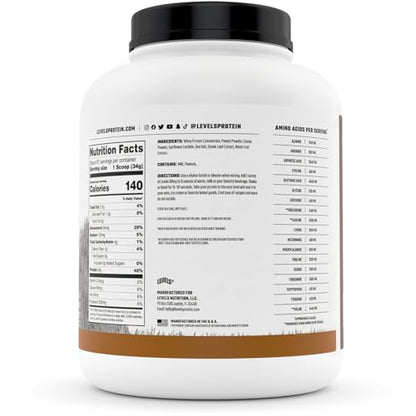 Levels Grass Fed 100% Whey Protein, No GMOs, Chocolate Peanut Butter, 5LB Levels NutritionBuy Supplements Australia