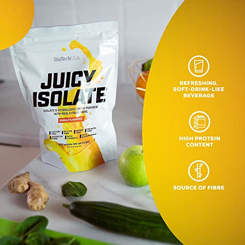 BioTechUSA Juicy Isolate | Gluten-Free, Lactose-Free, Sugar-Free | Refreshing Protein Soft Drink BioTechUSABuy Supplements Australia