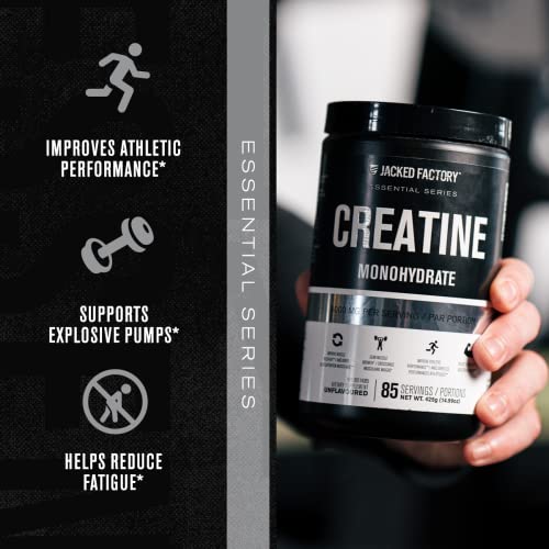 Jacked Factory Creatine Monohydrate Powder 425g - Creatine Supplement for Muscle Jacked FactoryBuy Supplements Australia