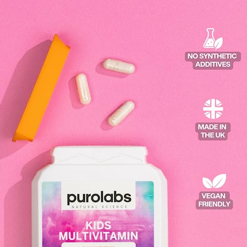 Kids Vitamins - Multivitamin for Kids with Calcium, Zinc, Iron, Vitamin C, B12, D3 and More PurolabsBuy Supplements Australia