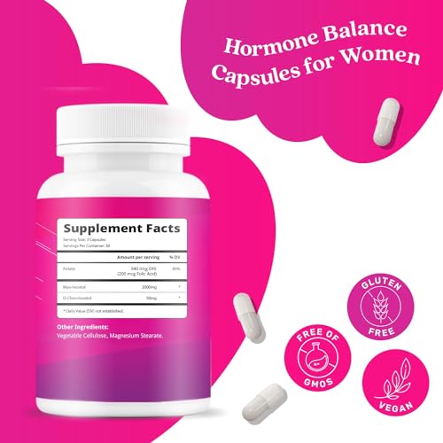 BeLive Myo-Inositol & D-Chiro Inositol Capsules - 90Ct I Inositol Supplement with Folic BeLiveBuy Supplements Australia