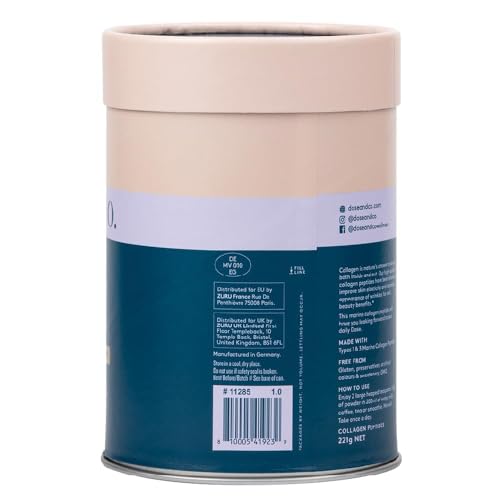 Dose & Co Marine Collagen Peptides with Vitamin C, Unflavoured - 221g Powder Supplement DOSE & COBuy Supplements Australia