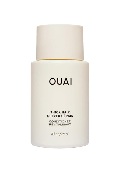 OUAI Thick Hair Conditioner Travel Size - Moisturizing Conditioner for Dry, Frizzy Hair - Keratin, Marshmallow Root, Shea Butter and Avocado Oil - Paraben, Phthalate and Sulfate Free (3 Oz) OUAIBuy Supplements Australia