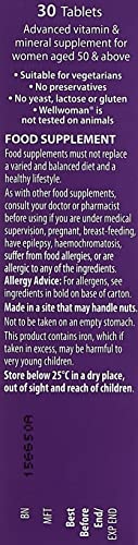 Vitabiotics Wellwoman 50+, 30 Tablets, Pack of 1 VitabioticsBuy Supplements Australia