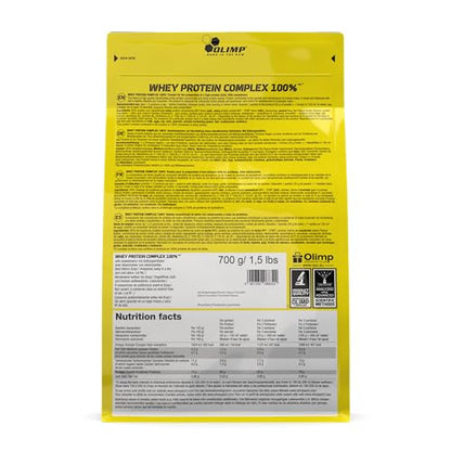 Olimp Whey Protein Complex 100% (700 g) - White Chocolate with Raspberry OLIMP SPORT NUTRITIONBuy Supplements Australia