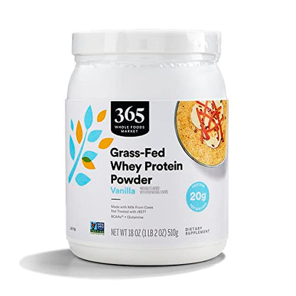 365 by Whole Foods Market, Vanilla Grass Fed Whey Protein, 18 Ounce 365 by Whole Foods MarketBuy Supplements Australia