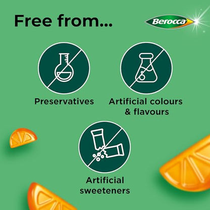 Berocca Immuno Gummy Vitamins, Orange Flavour, Bursting with Immune System BeroccaBuy Supplements Australia
