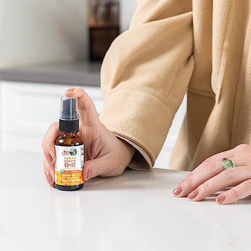 MaryRuth's Organic D3 + K2 Spray for Adults & Kids for Bone Health | Vitamin D3 as Cholecalciferol | Vitamin K2 | Immunity | Mineral Absorption | Heart Health | Vegan | Non-GMO | Gluten Free | 1 Fl Oz MARYRUTH'SBuy Supplements Australia