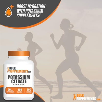 BulkSupplements.com Potassium Citrate Capsules - Potassium Supplement, Potassium BULKSUPPLEMENTS.COMBuy Supplements Australia
