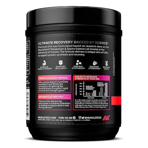 MuscleTech | Platinum 100% EAA+| Essential Amino Acids| Muscle Strength Builder MuscleTechBuy Supplements Australia