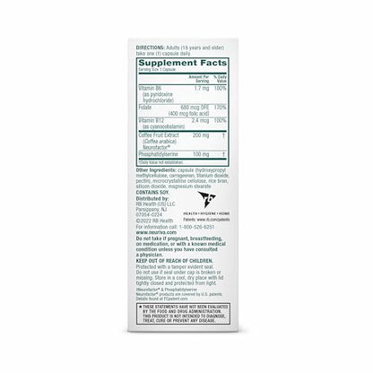 NEURIVA Plus Brain Supplement for Memory and Focus Clinically Tested Nootropics for Concentration for Mental Clarity, Cognitive Enhancement Vitamins B6, B12