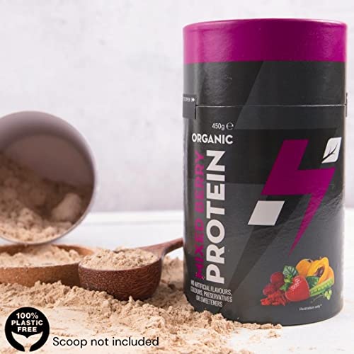 Hylife Nutrition - Organic Protein Powder - Mixed Berry Vegan Protein Powder (450g - 15 Servings) Hylife NutritionBuy Supplements Australia
