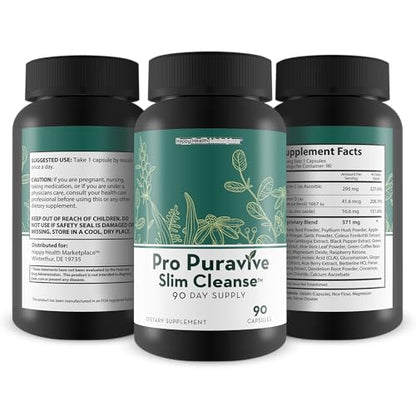 Pro Puravive Slim Cleanse - 90 Day Supply - Our Best Gentle Full Body Detox Cleanse Happy Health MarketplaceBuy Supplements Australia